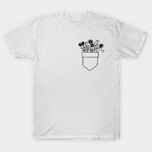 Pocket of flowers T-Shirt